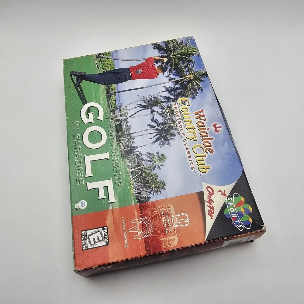 1998 Waialae Country Club N64 Complete In Box CIB Nintendo 64 Game Lot‎
